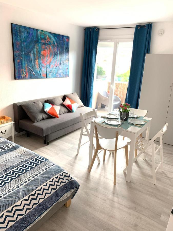 Charmant Studio Avec Climatisation Et Parking Perpignan Buitenkant foto